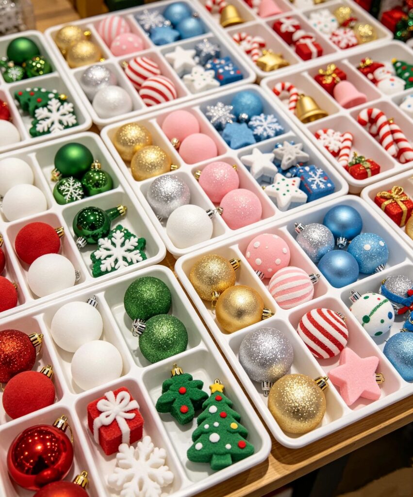 Lightweight foam Christmas balls for seasonal commercial displays